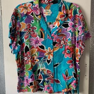 VTG jams world rare print top
